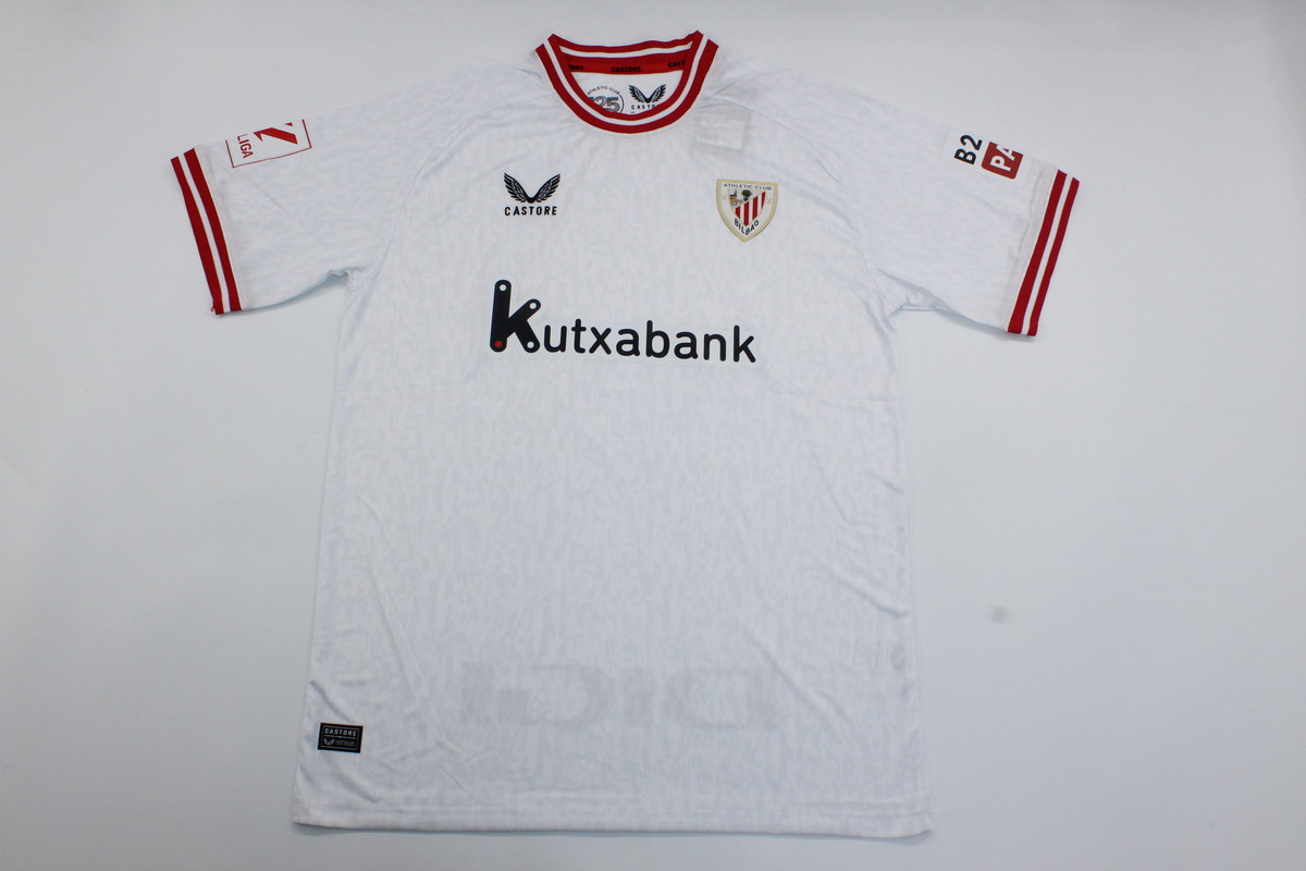 AAA Quality Athletic Bilbao 23/24 Third White Soccer Jersey
